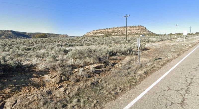 Navajo City Nearly One Acre Lot on US Highway 64 - Electricity Available